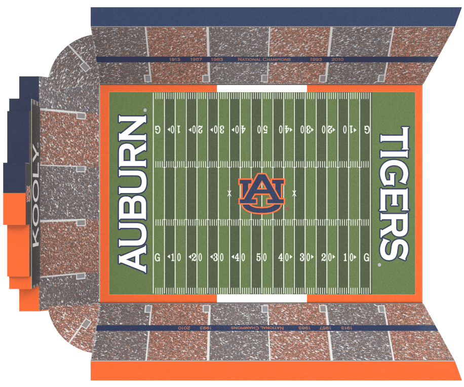 Auburn University Stadium Bed