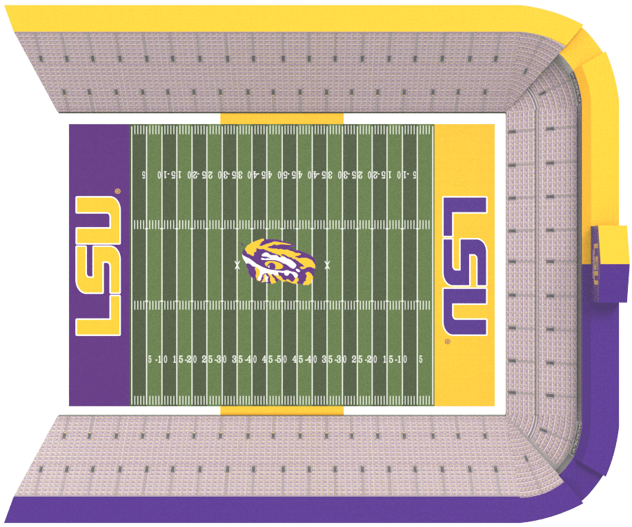 Louisiana State University Stadium Bed
