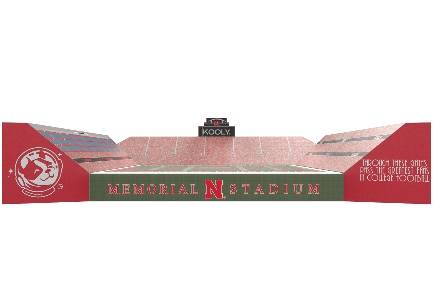 University of Nebraska Stadium Bed