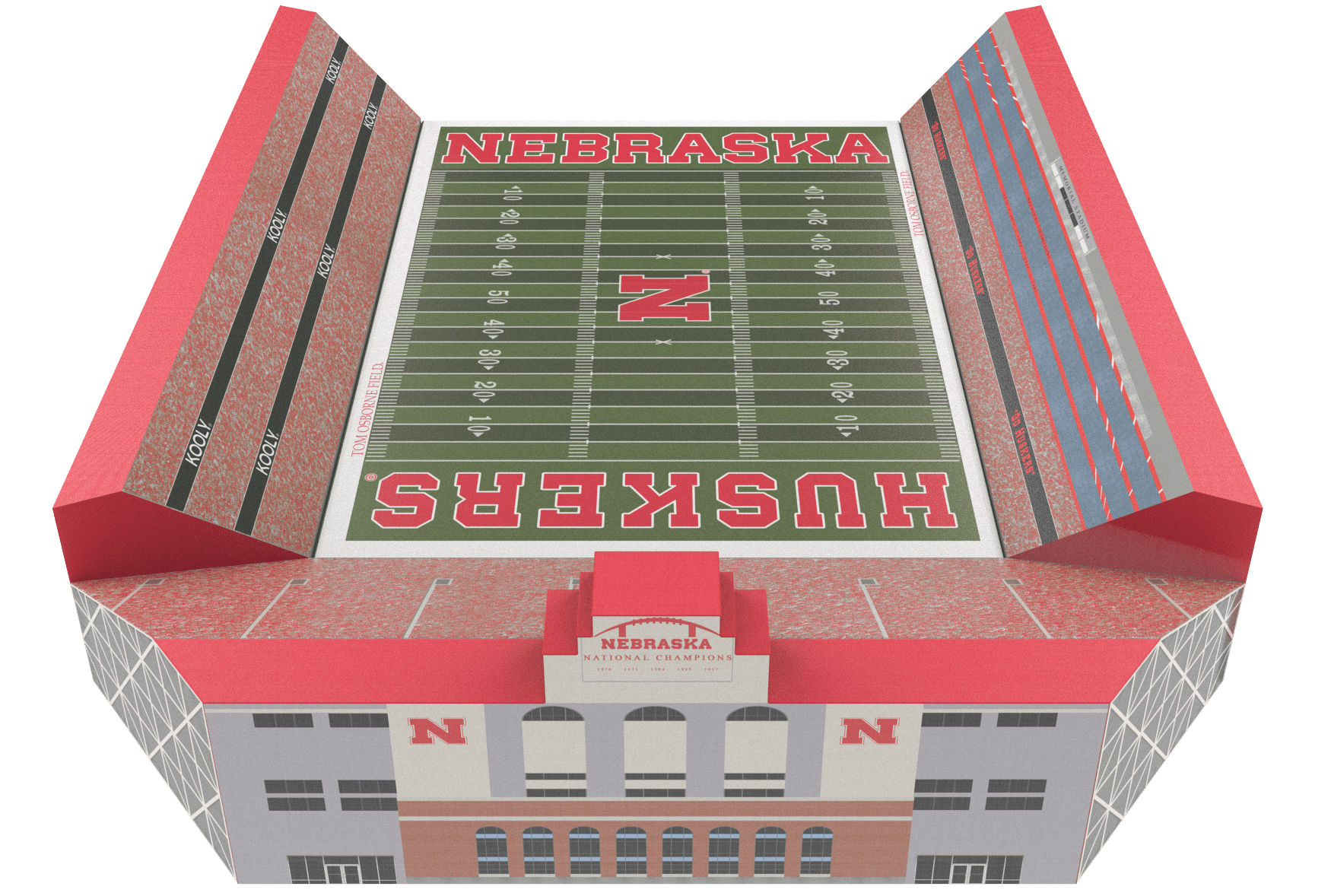 University of Nebraska Stadium Bed