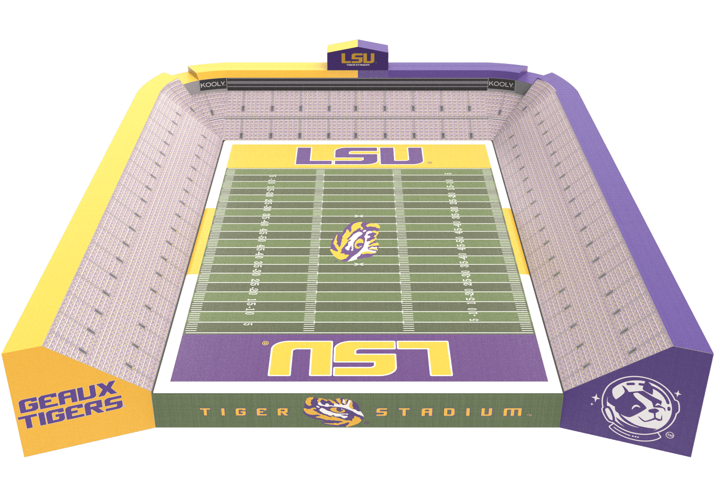 Louisiana State University Stadium Bed