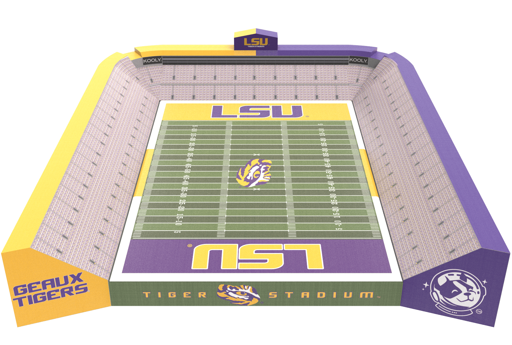 Louisiana State University Stadium Bed