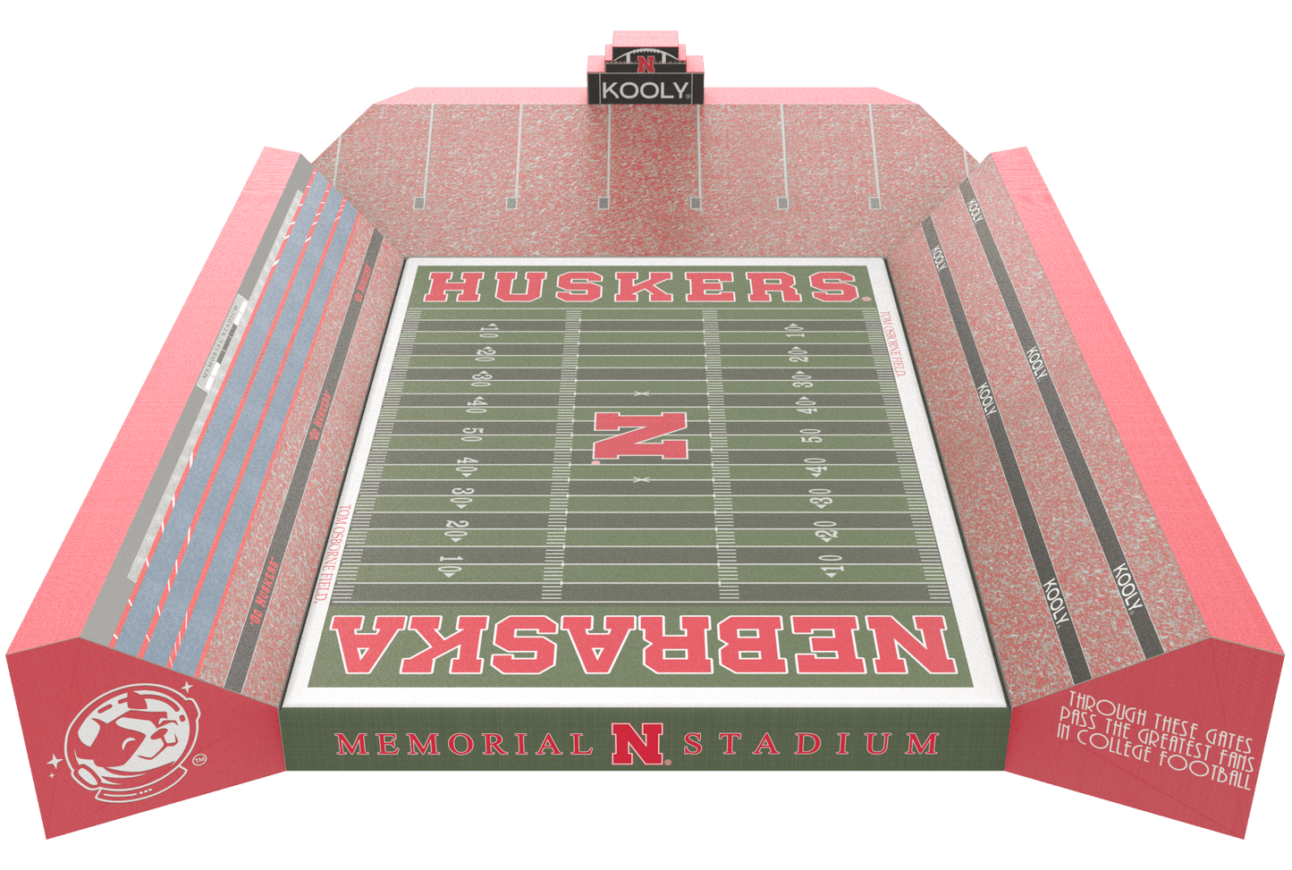 University of Nebraska Stadium Bed