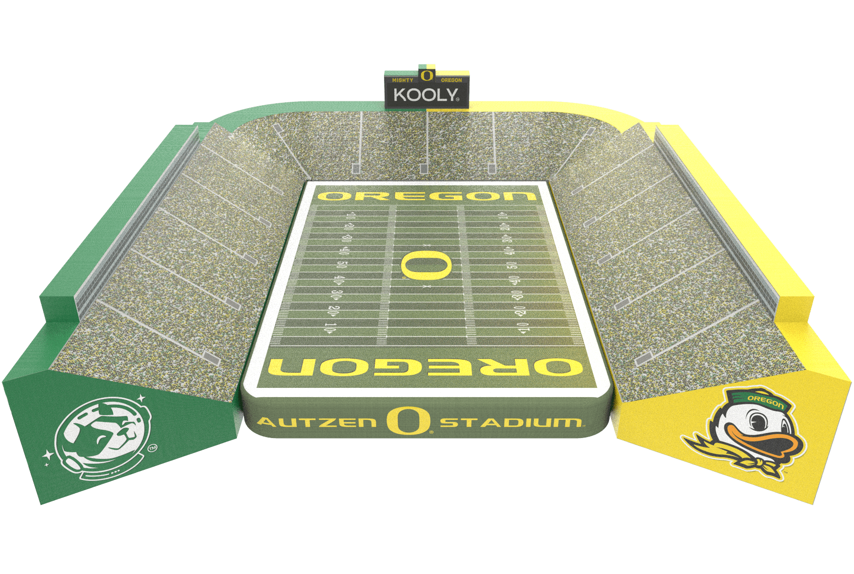University of Oregon Stadium Bed