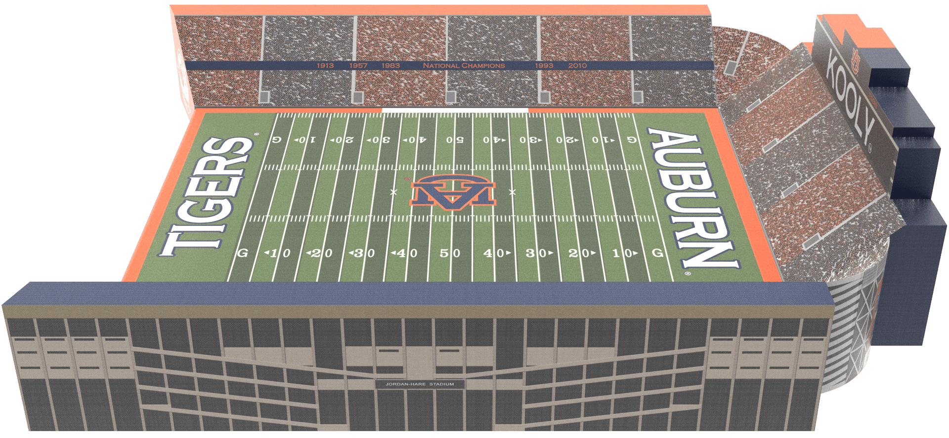 Auburn University Stadium Bed