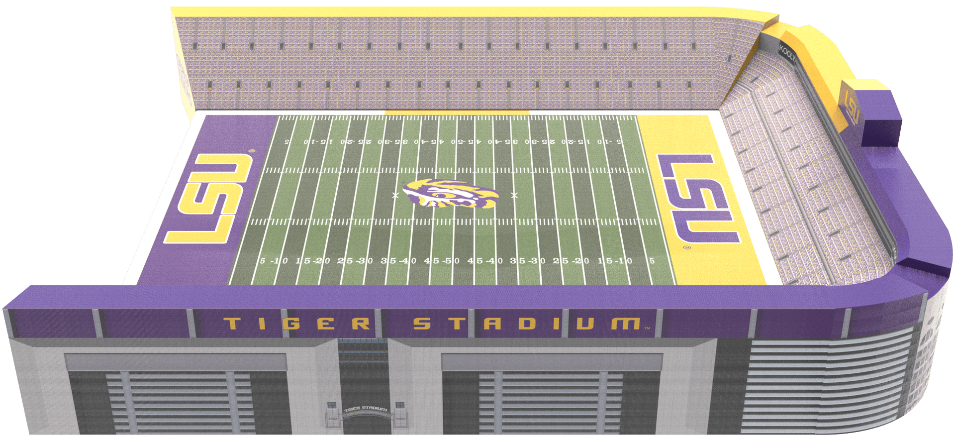 Louisiana State University Stadium Bed