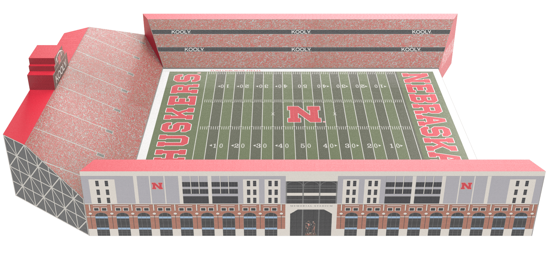 University of Nebraska Stadium Bed