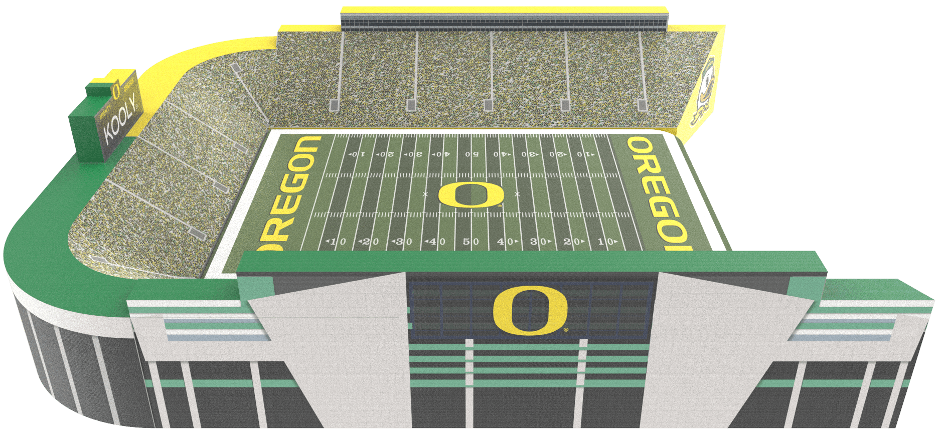 University of Oregon Stadium Bed