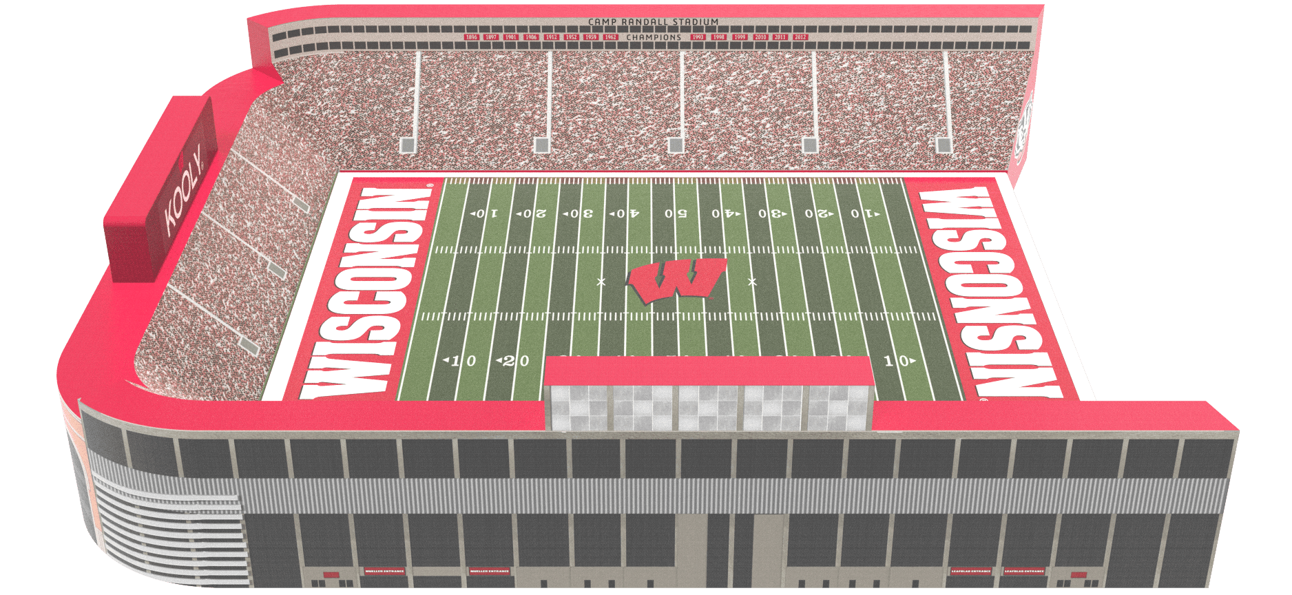 University of Wisconsin Stadium Bed